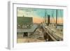 Mallory Line Docks, Tampa, Florida-null-Framed Art Print