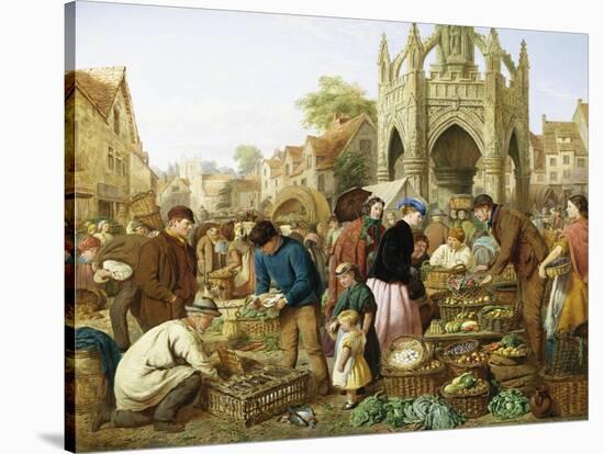 Malmesbury Market-H.C. Bryant-Stretched Canvas