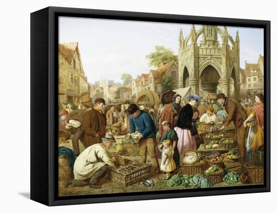 Malmesbury Market-H.C. Bryant-Framed Stretched Canvas