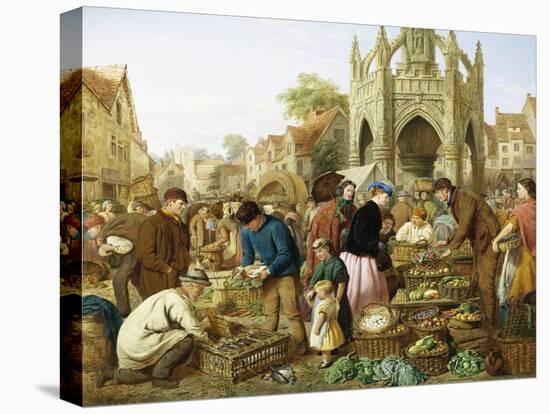 Malmesbury Market-H.C. Bryant-Stretched Canvas