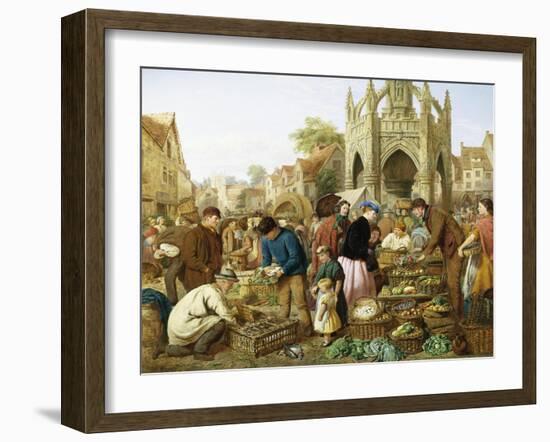 Malmesbury Market-H.C. Bryant-Framed Giclee Print