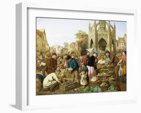 Malmesbury Market-H.C. Bryant-Framed Giclee Print