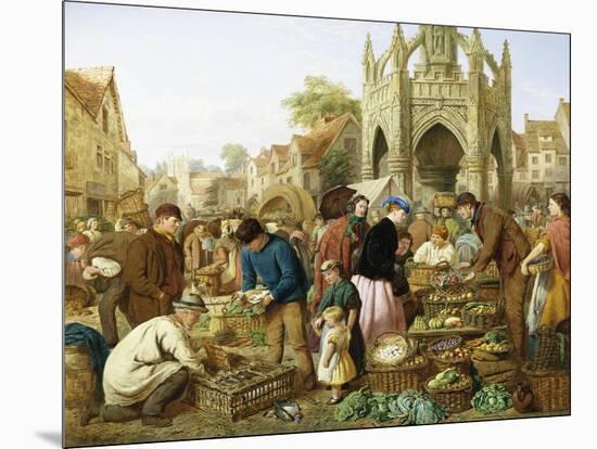 Malmesbury Market-H.C. Bryant-Mounted Giclee Print