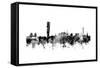 Malmo Sweden Skyline-Michael Tompsett-Framed Stretched Canvas