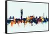 Malmo Sweden Skyline-Michael Tompsett-Framed Stretched Canvas