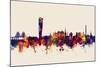 Malmo Sweden Skyline-Michael Tompsett-Mounted Art Print