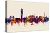 Malmo Sweden Skyline-Michael Tompsett-Stretched Canvas