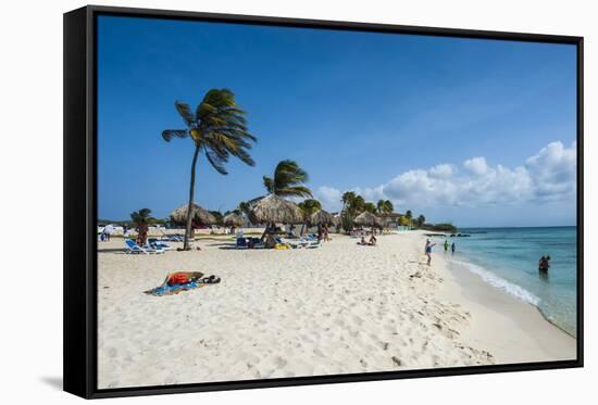 Malmuk Beac, Aruba, ABC Islands, Netherlands Antilles, Caribbean, Central America-Michael Runkel-Framed Stretched Canvas