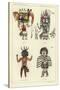 Malo, Humis, Hopi Avatc Hoya, Huhuan-null-Stretched Canvas