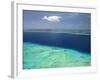 Malolo Barrier Reef and Malolo Island, Mamanuca Islands, Fiji-David Wall-Framed Photographic Print