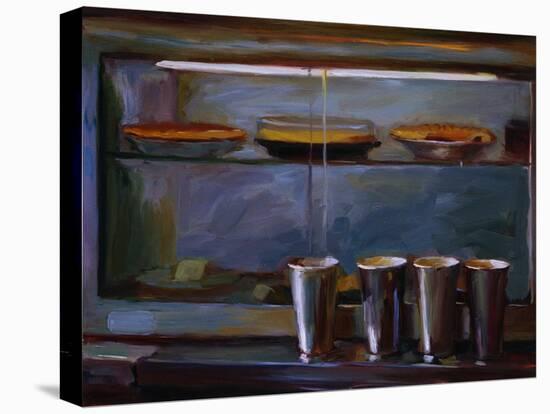 Malt Cups and Pie-Pam Ingalls-Stretched Canvas