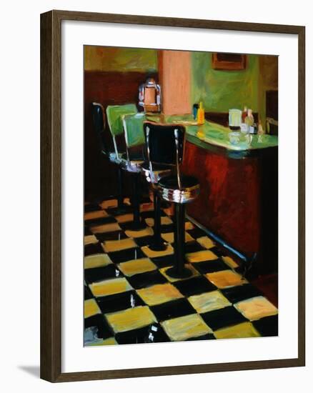 Malt Shop in Sequim-Pam Ingalls-Framed Giclee Print