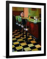 Malt Shop in Sequim-Pam Ingalls-Framed Giclee Print