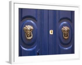 Malta, Europe, Ornamental Door Knobs Found on an Old House in Rabat-Ken Scicluna-Framed Photographic Print