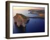 Malta, Gozo, Dwejra; 'Fungus Rock' Named So, Because of the Plant Growing on It-Ken Sciclina-Framed Photographic Print