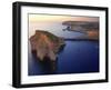 Malta, Gozo, Dwejra; 'Fungus Rock' Named So, Because of the Plant Growing on It-Ken Sciclina-Framed Photographic Print