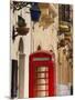 Malta, Gozo Island, Gharb, Village Square with Police Station and British Telephone Box-Walter Bibikow-Mounted Photographic Print