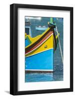 Malta, Marsaxlokk, traditional fishing boat-Rob Tilley-Framed Photographic Print