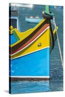 Malta, Marsaxlokk, traditional fishing boat-Rob Tilley-Stretched Canvas