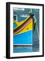 Malta, Marsaxlokk, traditional fishing boat-Rob Tilley-Framed Photographic Print