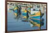 Malta, Marsaxlokk, Traditional Fishing Boats-Rob Tilley-Framed Photographic Print