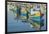 Malta, Marsaxlokk, Traditional Fishing Boats-Rob Tilley-Framed Photographic Print