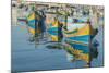 Malta, Marsaxlokk, Traditional Fishing Boats-Rob Tilley-Mounted Photographic Print