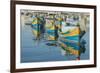 Malta, Marsaxlokk, Traditional Fishing Boats-Rob Tilley-Framed Premium Photographic Print
