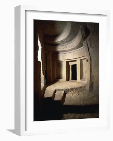 Malta, Paola, Hal Saflieni Hypogeum, Interior-null-Framed Giclee Print