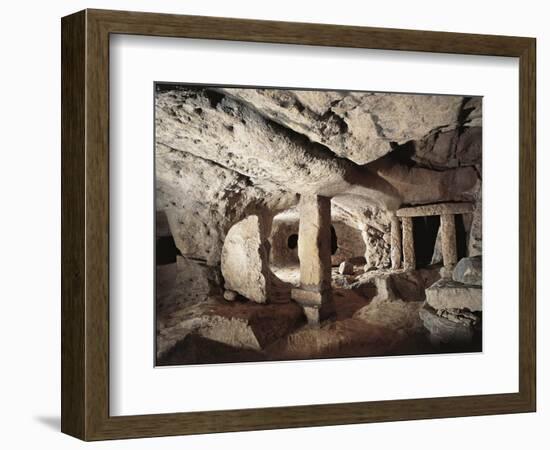 Malta, Paola, Hal Saflieni Hypogeum, Interior-null-Framed Giclee Print