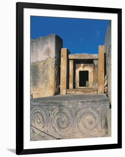 Malta, Tarxien, Megalithic Temple, 3800-2200 BC-null-Framed Giclee Print