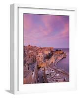 Malta, Valletta, City View from Upper Barrakka Gardens-Walter Bibikow-Framed Photographic Print