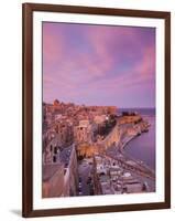 Malta, Valletta, City View from Upper Barrakka Gardens-Walter Bibikow-Framed Photographic Print