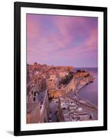 Malta, Valletta, City View from Upper Barrakka Gardens-Walter Bibikow-Framed Photographic Print