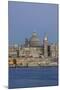 Malta, Valletta, historic skyline at Dusk-Rob Tilley-Mounted Photographic Print