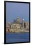 Malta, Valletta, historic skyline at Dusk-Rob Tilley-Framed Photographic Print