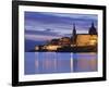 Malta, Valletta, Marsamxett Harbor and City Walls-Walter Bibikow-Framed Photographic Print