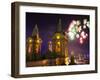 Malta, Zurrieq; During a Feast for the Patron Saint, a Firework Display-Ken Sciclina-Framed Photographic Print