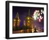 Malta, Zurrieq; During a Feast for the Patron Saint, a Firework Display-Ken Sciclina-Framed Photographic Print