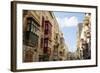 Maltese Balconies in the Old Town, Valletta, Malta, Europe-Eleanor Scriven-Framed Photographic Print