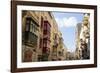 Maltese Balconies in the Old Town, Valletta, Malta, Europe-Eleanor Scriven-Framed Photographic Print