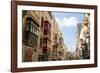 Maltese Balconies in the Old Town, Valletta, Malta, Europe-Eleanor Scriven-Framed Photographic Print