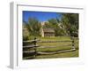 Maltese Cross Cabin, Theodore Roosevelt National Park, Medora, North Dakota, USA-Richard Cummins-Framed Photographic Print