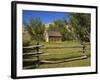 Maltese Cross Cabin, Theodore Roosevelt National Park, Medora, North Dakota, USA-Richard Cummins-Framed Photographic Print