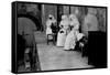 Maltese Cross Hospital. Nurses Nuns in a Moment of Relax-null-Framed Stretched Canvas