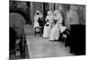 Maltese Cross Hospital. Nurses Nuns in a Moment of Relax-null-Mounted Photographic Print