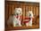 Maltese Dogs Wearing the American Flag-Karen M^ Romanko-Mounted Photographic Print