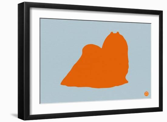 Maltese Orange-NaxArt-Framed Art Print