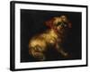 Maltese Terrier with a Red Collar-School of Madrid-Framed Giclee Print