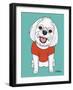 Maltese-Tomoyo Pitcher-Framed Giclee Print